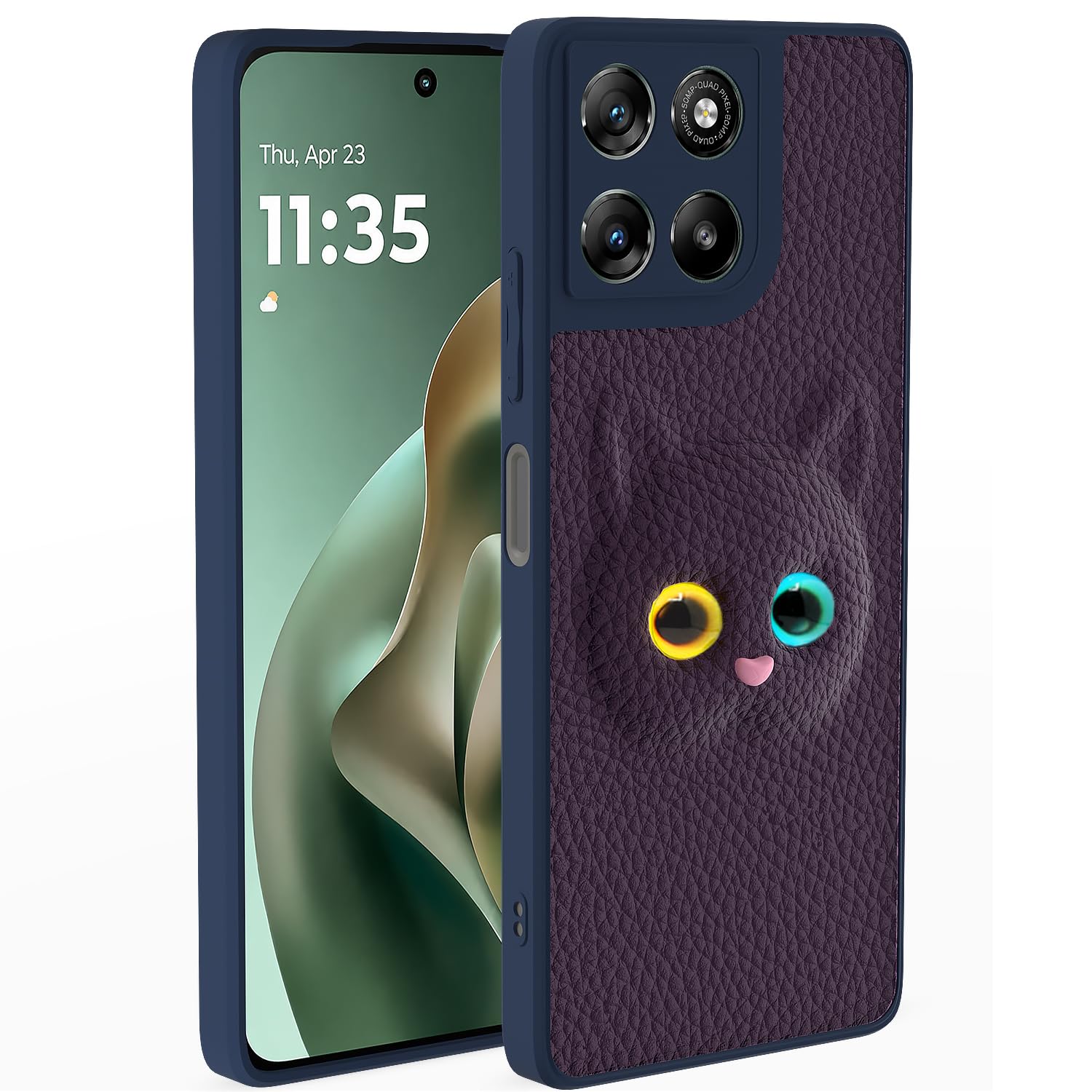Pikkme Moto G67 Power/G57 Power 5G purple phone cover