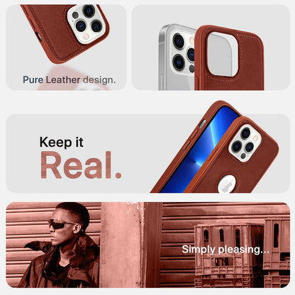 Pikkme iPhone 13 Pro Leather brown phone cover – photo 5
