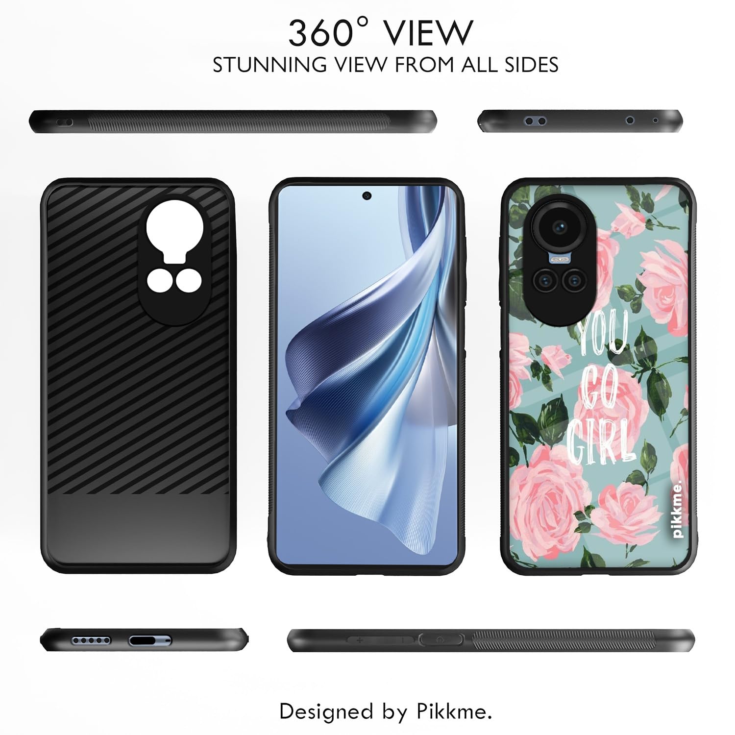 Pikkme Oppo Reno 10 5G Flower mobile back cover – photo 2