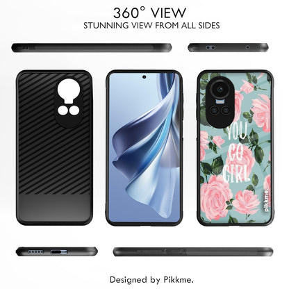 Pikkme Oppo Reno 10 5G Flower mobile back cover – photo 2