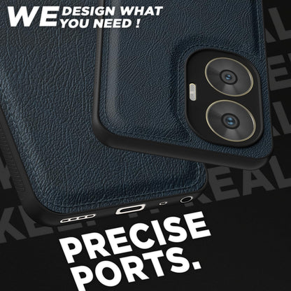 Pikkme Realme C55/Narzo N55 Leather blue mobile cover – photo 3