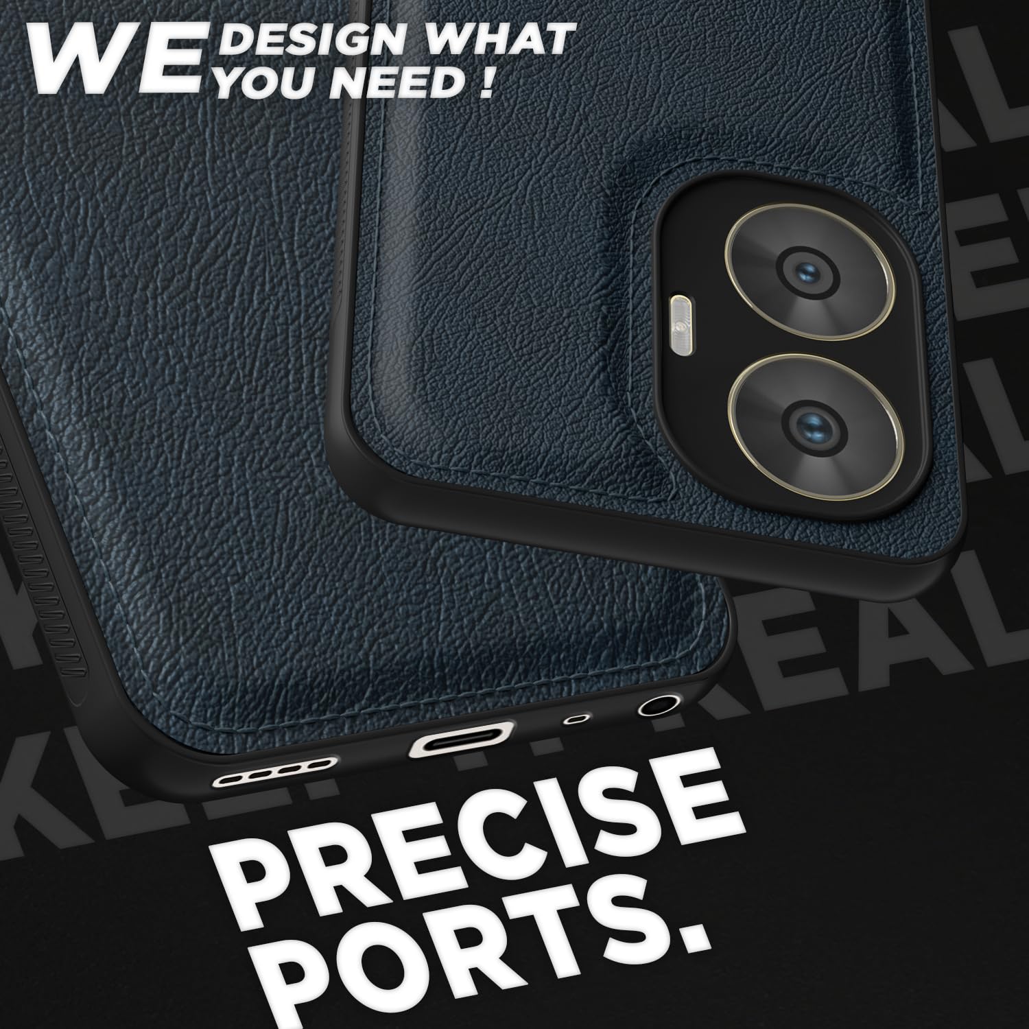 Pikkme blue mobile back cover for Realme C55/Narzo N55 – photo 3