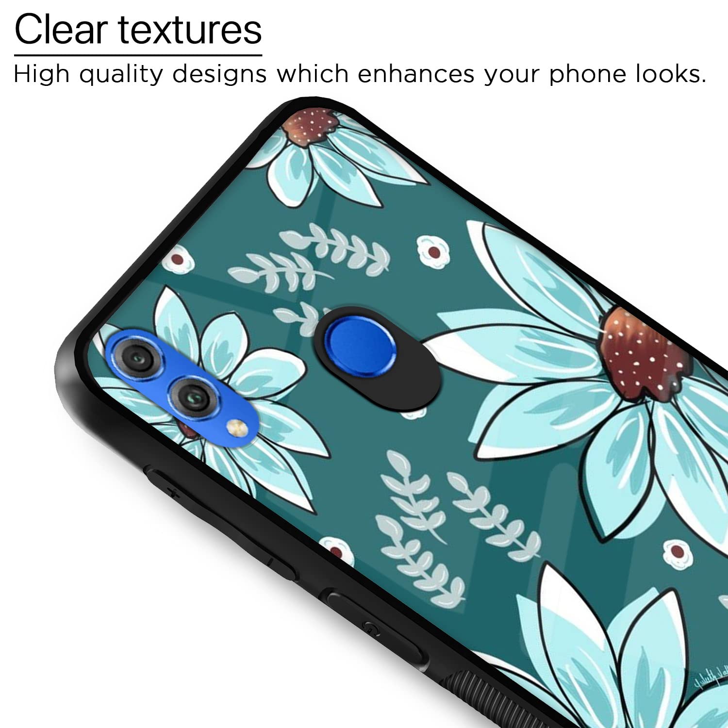 Honor 8X Flower phone cover by Pikkme – photo 4