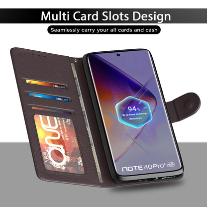 Pikkme coffee wallet flip cover for Infinix Note 40 Pro Plus 5G – photo 5