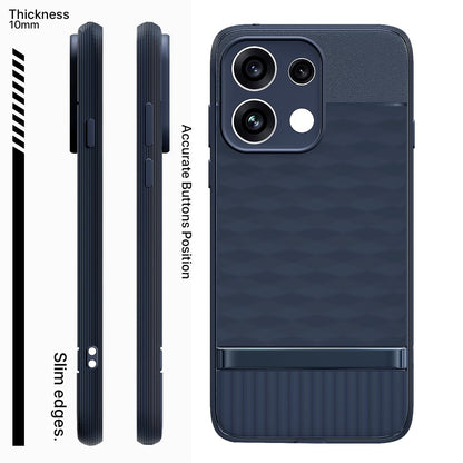 Oppo Reno 16c 5G Silicone mobile back cover in blue by Pikkme – photo 3