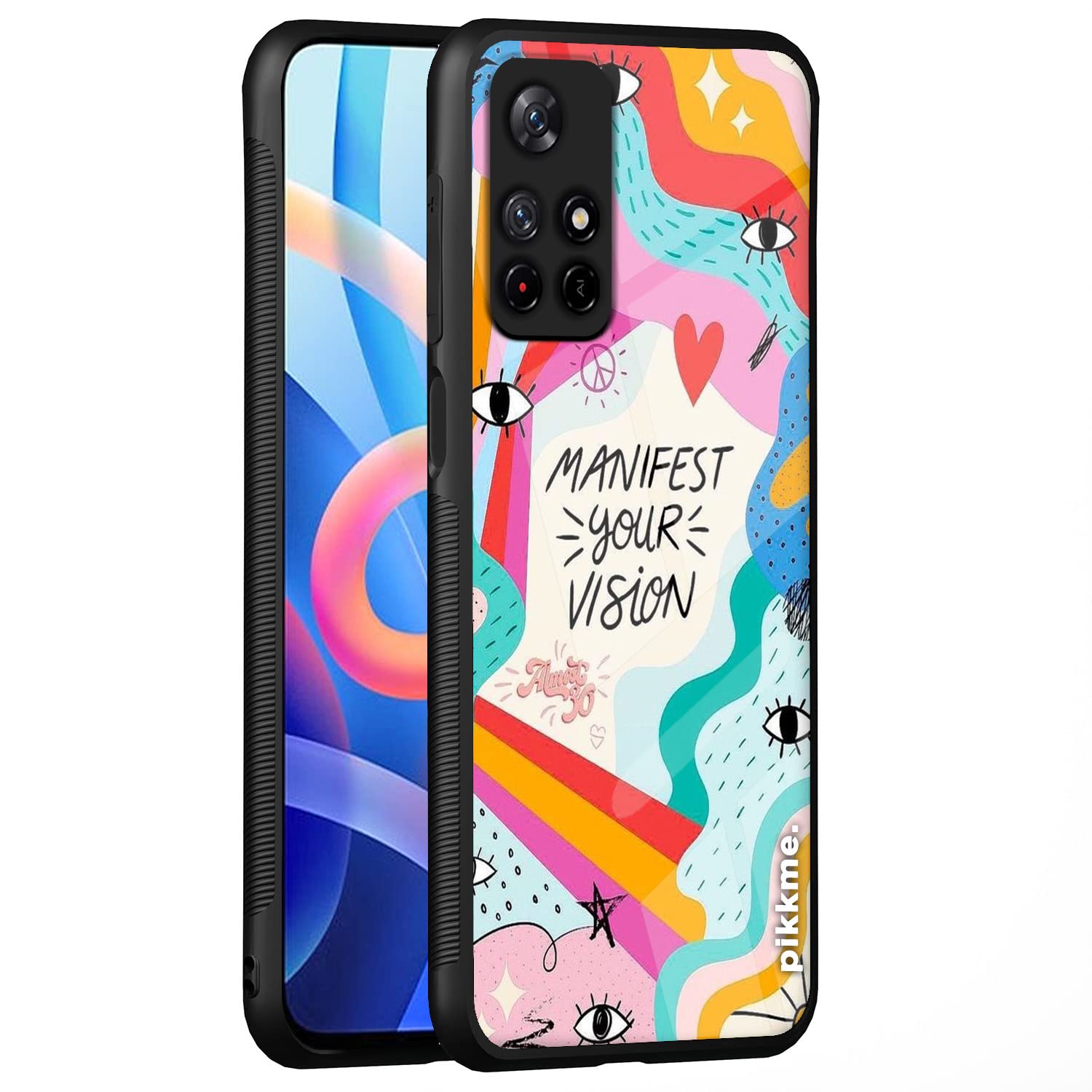Pikkme Redmi Note 11T/Poco M4 Pro 5G Hybrid mobile cover