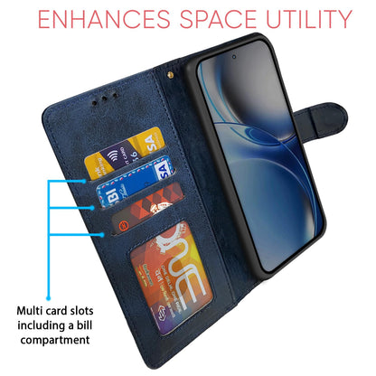 Pikkme Realme P4R 5G navy & light blue mobile flip cover – photo 5