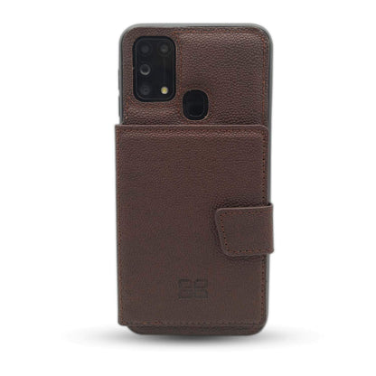 Pikkme Samsung M31 Wallet dark brown back cover – photo 2