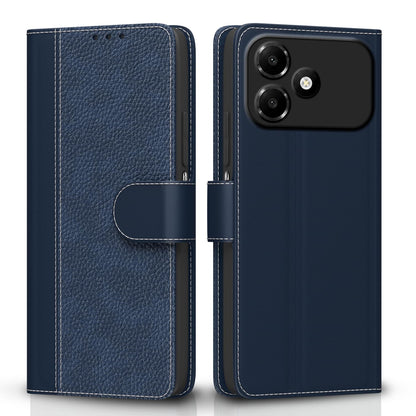Pikkme Oppo A6c blue wallet flip cover