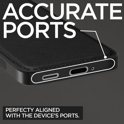 Pikkme black Leather back cover for Samsung M35 5G – photo 4