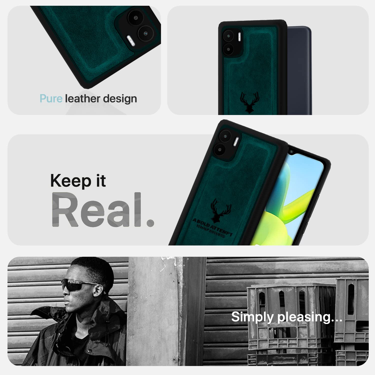Pikkme blue mobile cover for Redmi A1/A2 – photo 4