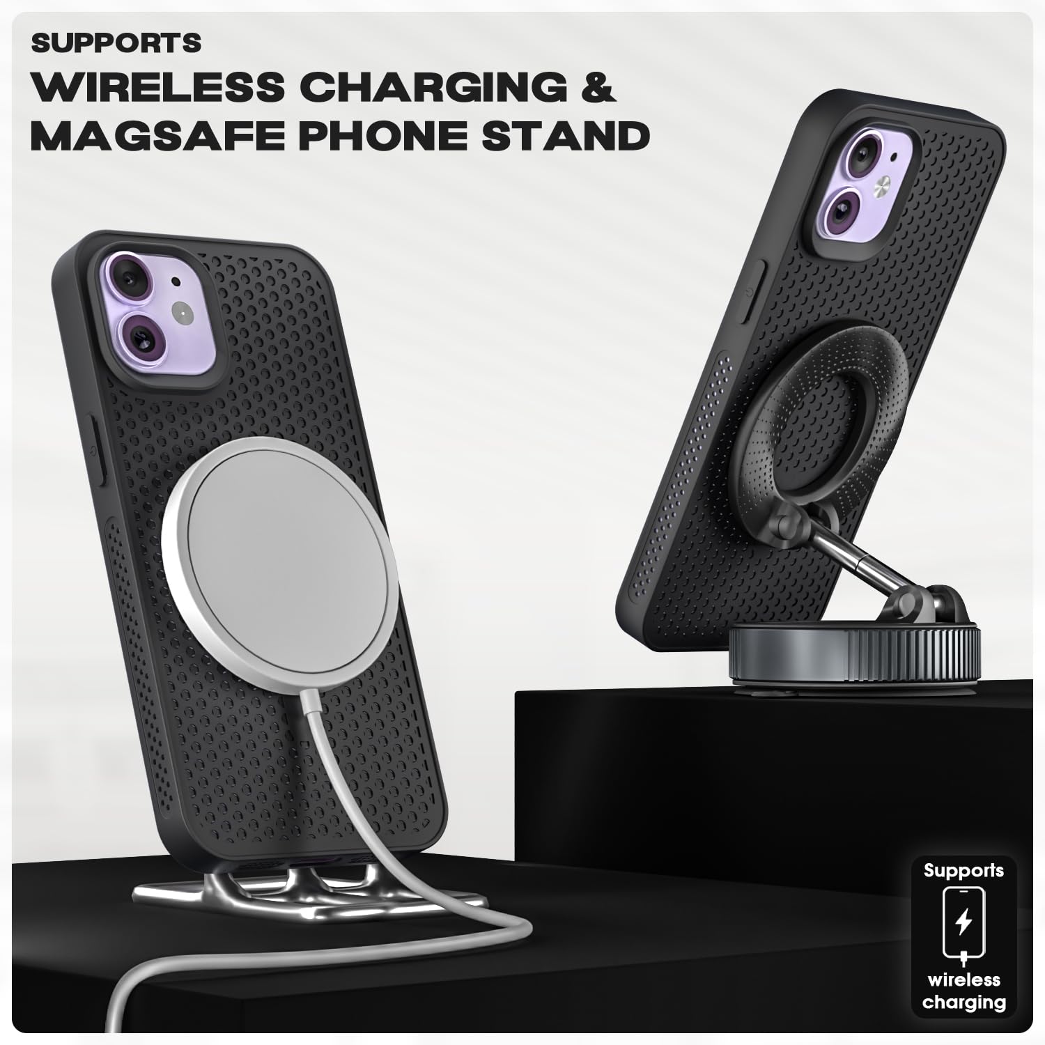 iPhone 12/12 Pro phone cover in black by Pikkme – photo 5