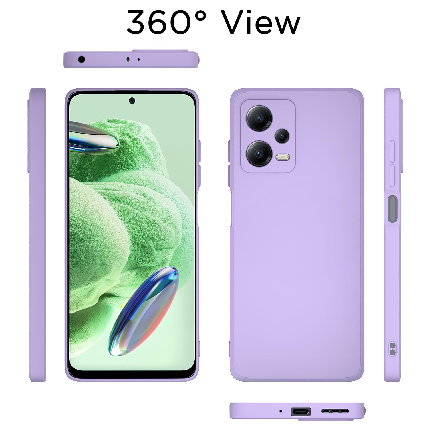 Poco X5/Redmi Note 12 5G mobile back cover in purple by Pikkme – photo 4