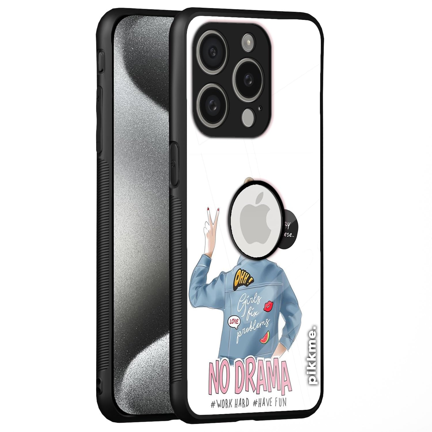 Pikkme back cover for iPhone 15 Pro Max