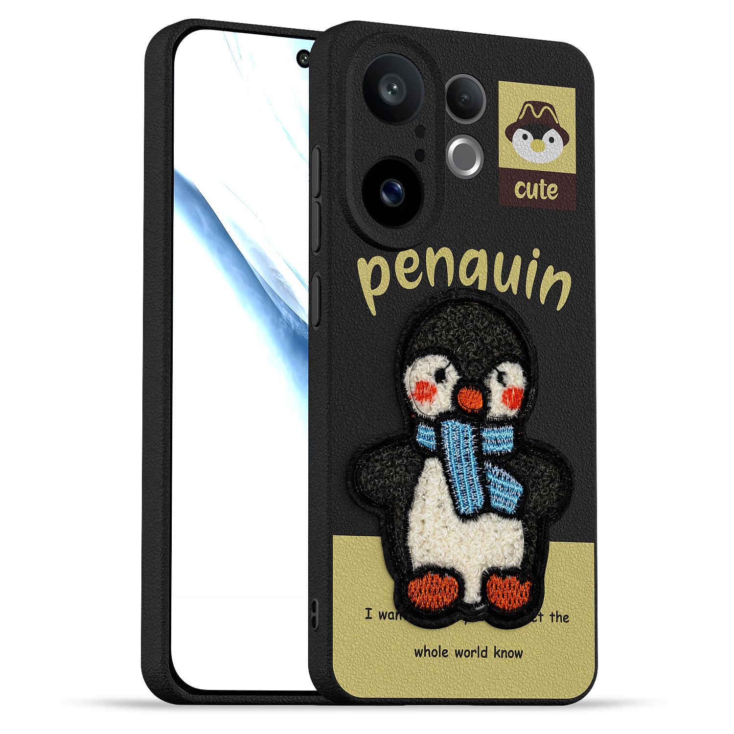 Pikkme Vivo X200 FE 5G black mobile cover