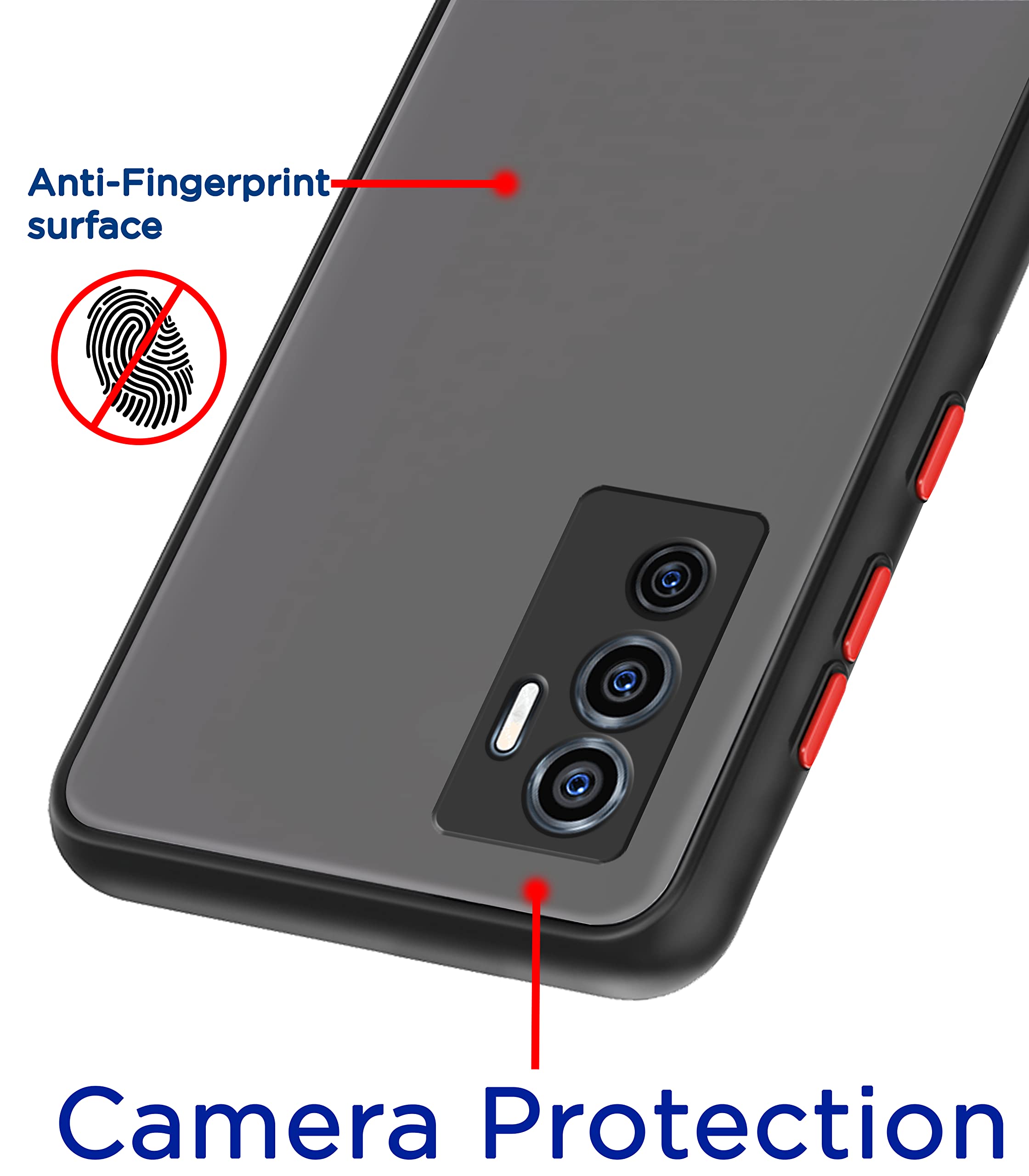 Vivo V23e 5G phone cover in black by Pikkme – photo 2