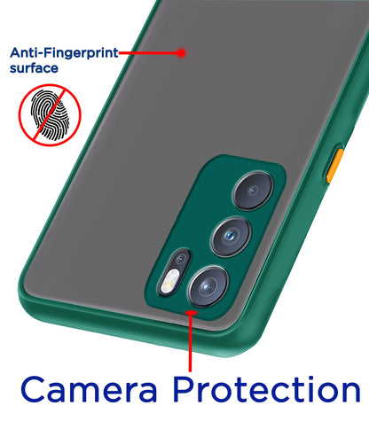 Oppo Reno 6 Pro 5G Hybrid mobile back cover in green by Pikkme – photo 2
