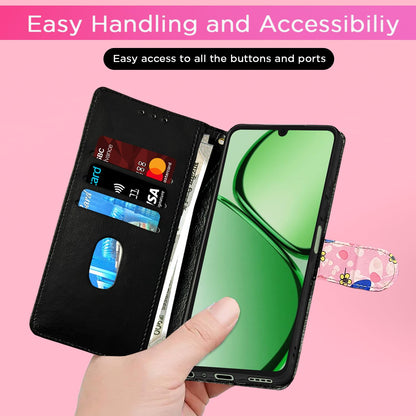 Pikkme pink flower Wallet flip cover for Realme C63 4G – photo 7