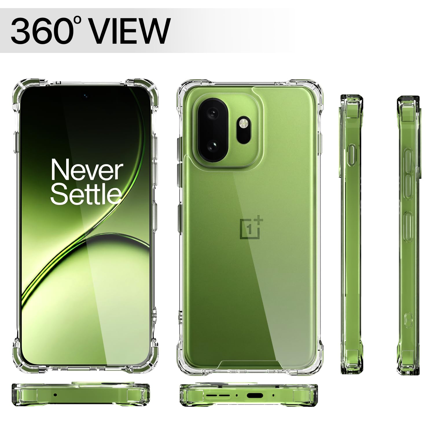 OnePlus 15T 5G Clear mobile back cover in transparent by Pikkme – photo 7