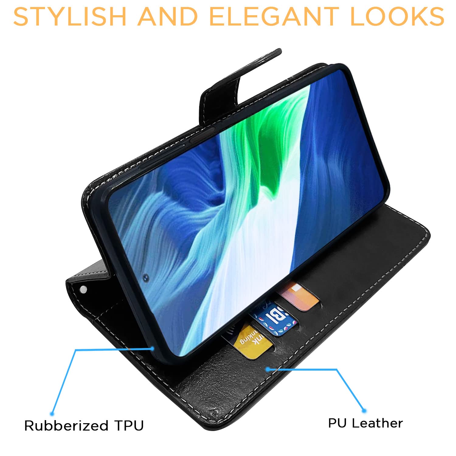 Pikkme black & brown Magnetic flip cover for Infinix Note 10 – photo 5