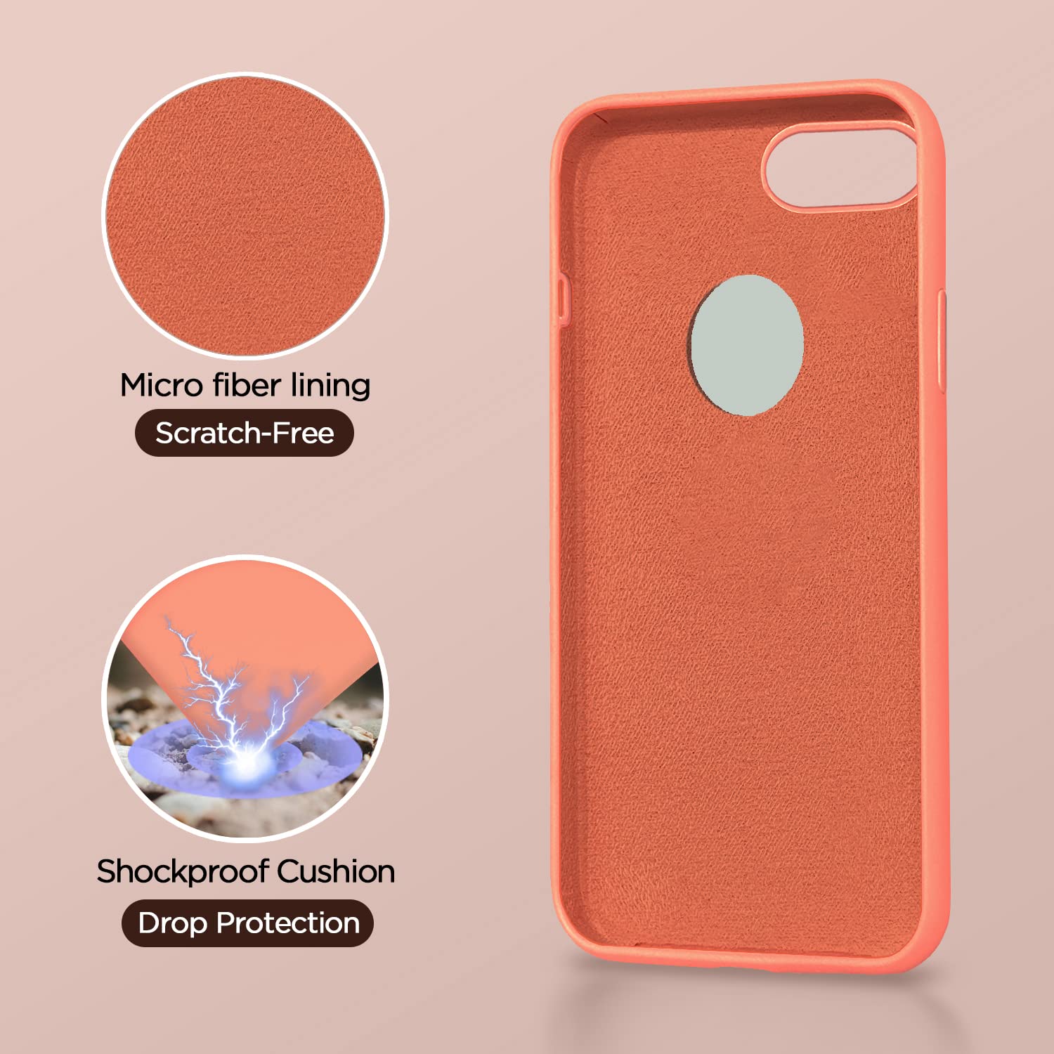 Pikkme iPhone 6/6S new peach mobile cover – photo 4