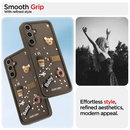 Pikkme Samsung S24 FE 5G/3D Silicone brown mobile cover – photo 2