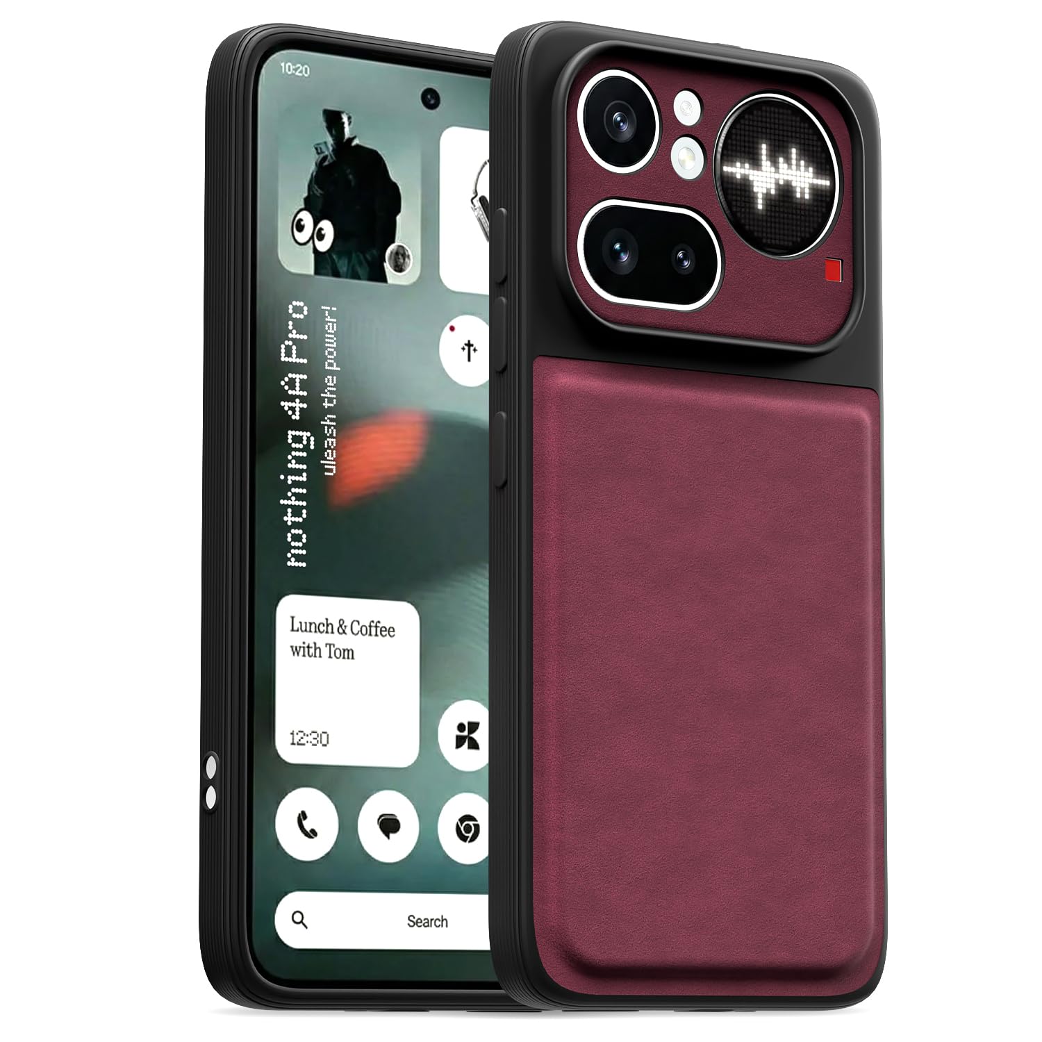 Purple Leather mobile cover for Nothing Phone 4a Pro 5G – Pikkme
