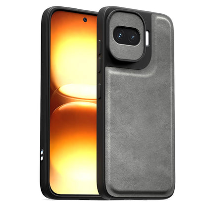 iQOO 15R 5G Leather mobile cover in grey by Pikkme