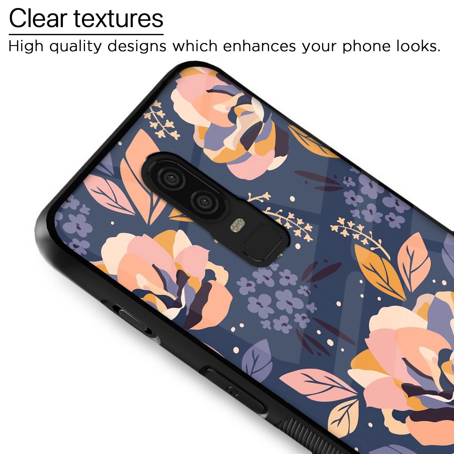 OnePlus 6 Flower back cover by Pikkme – photo 4