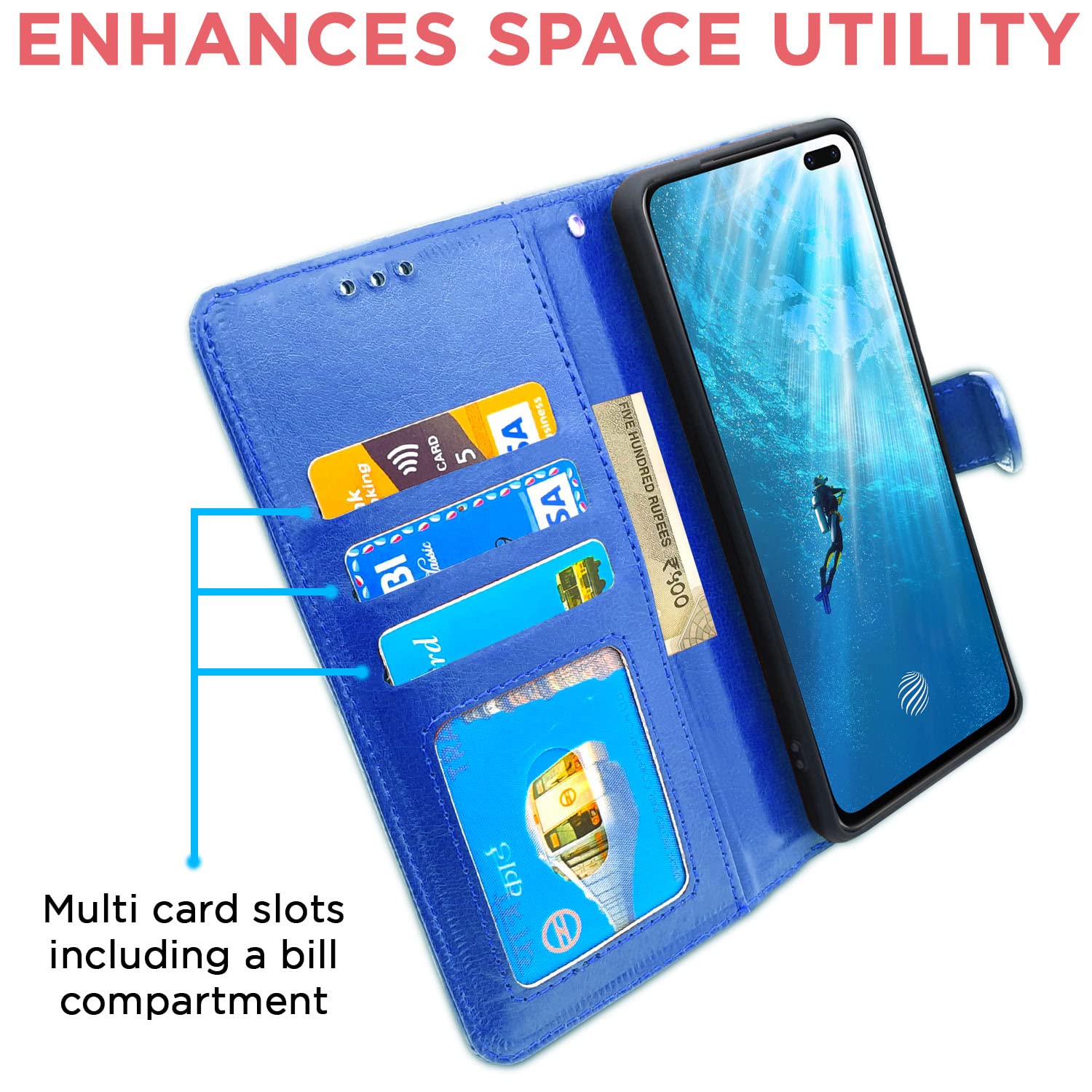Pikkme blue flip case for Vivo V19 – photo 3