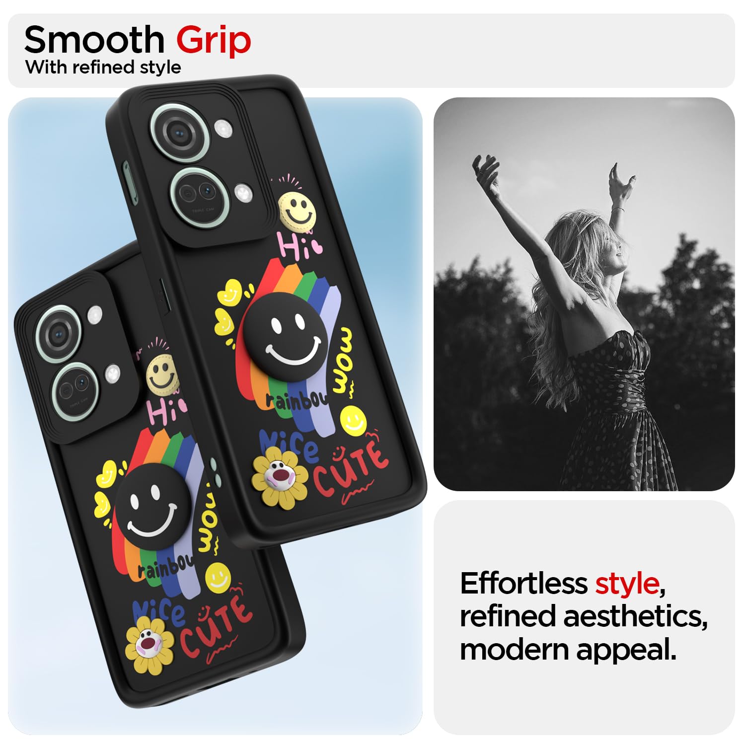 Pikkme black Soft Silicone mobile cover for OnePlus Nord 3 5G – photo 2