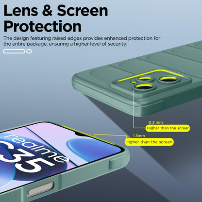 Pikkme green Liquid Silicone phone cover for Realme C35 – photo 3