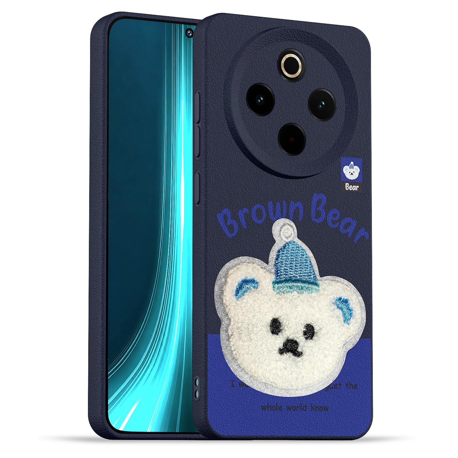 Pikkme blue mobile back cover for Vivo T4/iQOO Z10 5G