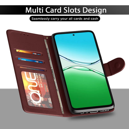 Oppo A5 5G Wallet wallet flip cover in brown by Pikkme – photo 5