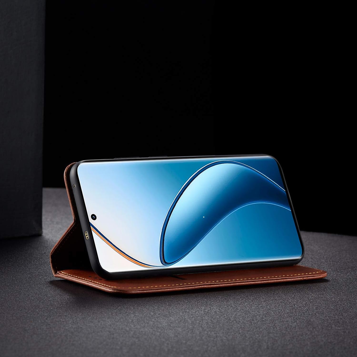 Pikkme Realme 12 Pro/12 Pro Plus 5G brown flip case – photo 5