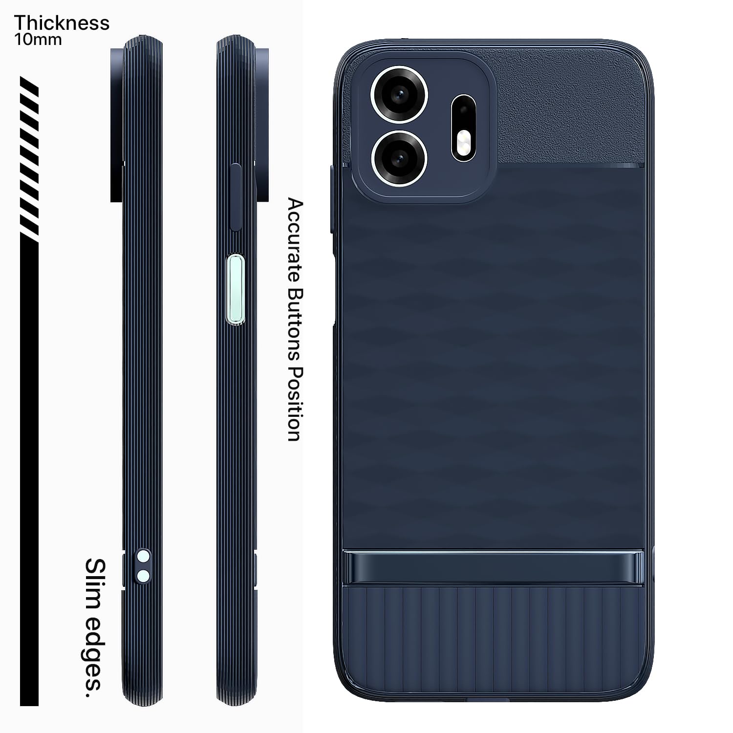 Pikkme OnePlus N6 5G Silicone blue phone cover – photo 3