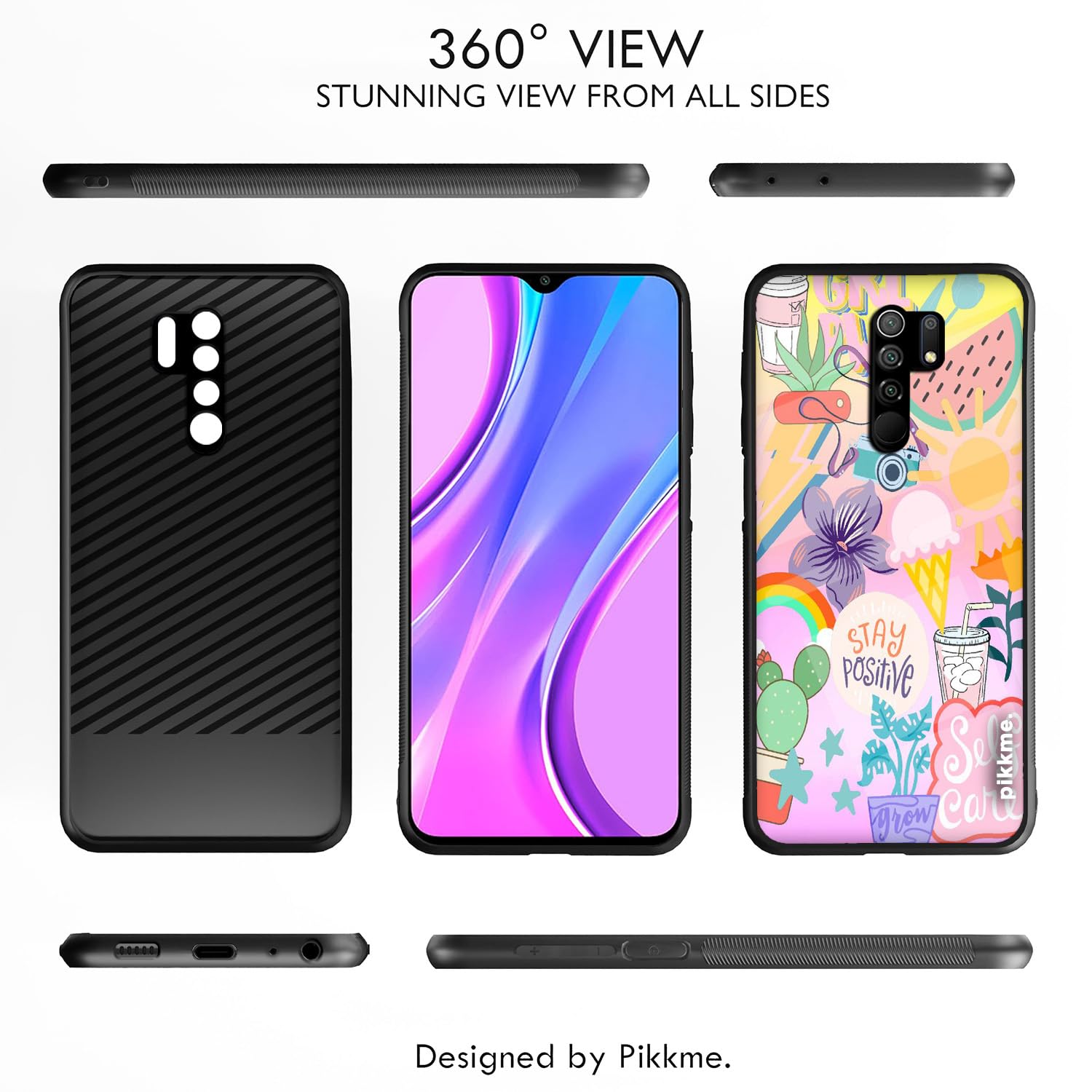 Redmi 9 Prime Hybrid mobile back cover by Pikkme – photo 2