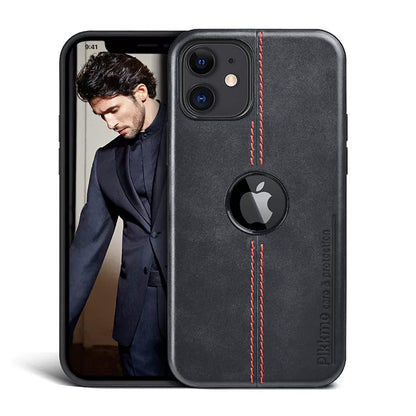 Pikkme iPhone 11 Leather black mobile cover