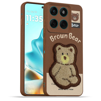 Pikkme Moto Edge 60/Edge 60 Fusion 5G brown phone cover