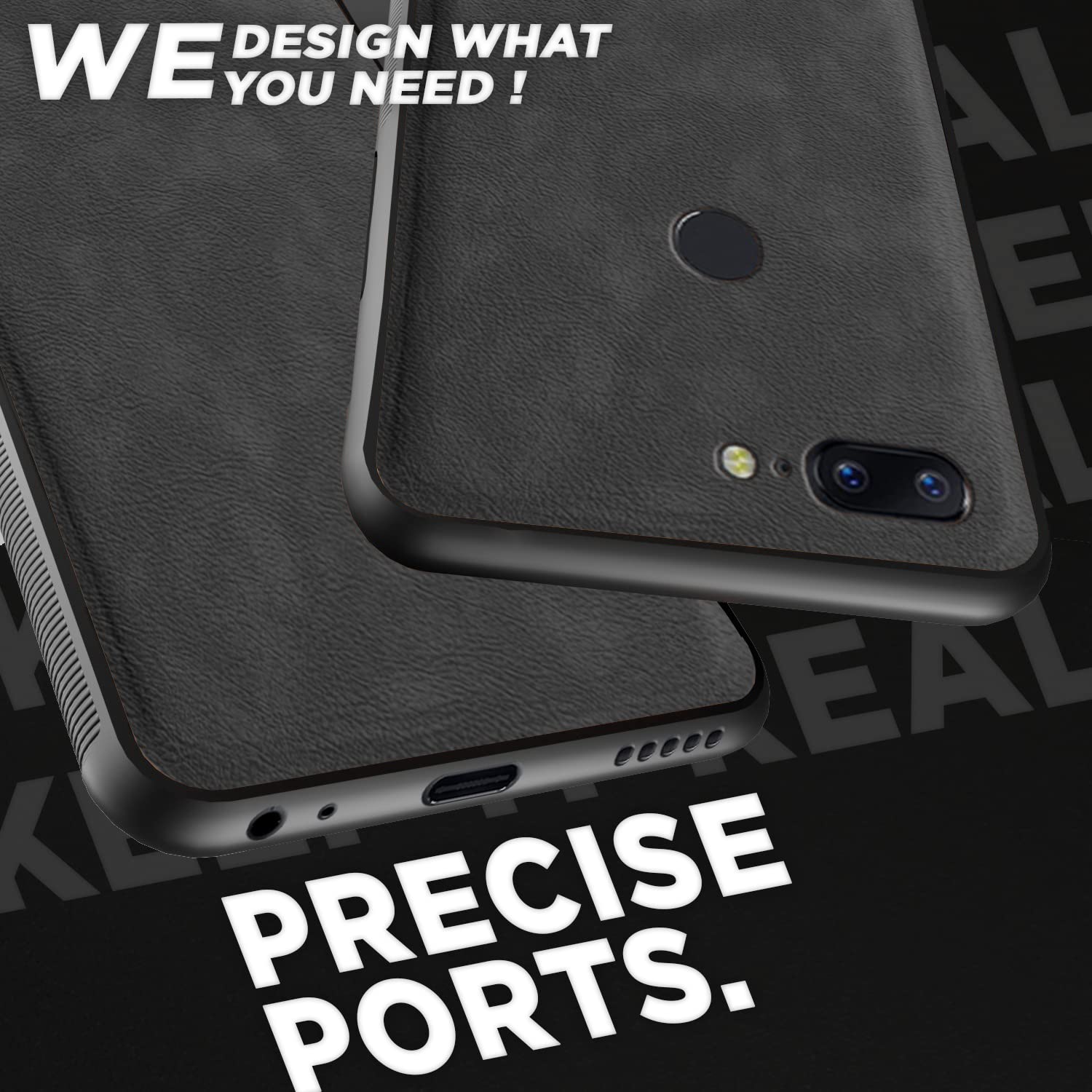 Grey Leather phone cover for OnePlus 5T – Pikkme – photo 4