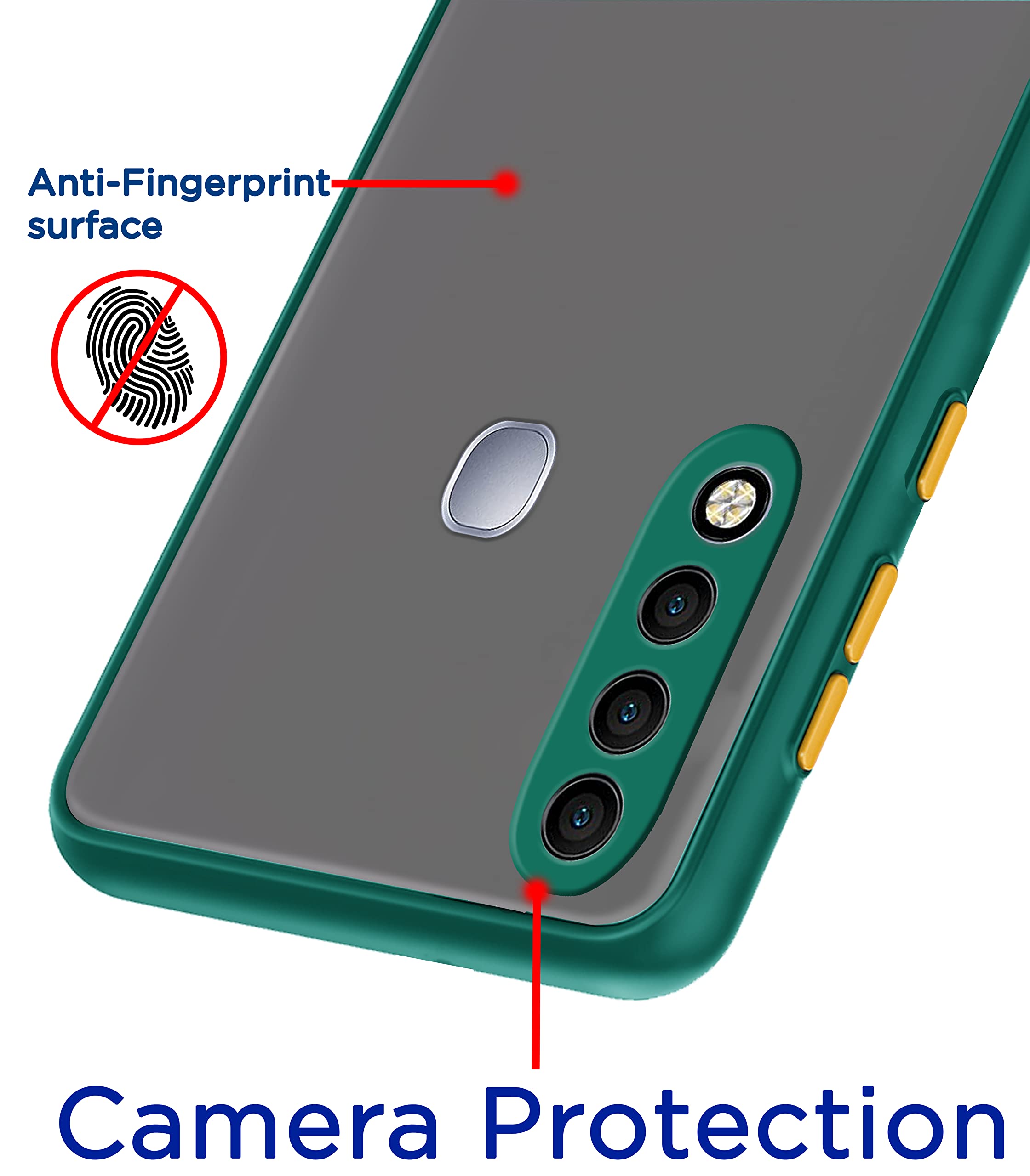 Pikkme Vivo Z1 Pro Hybrid green back cover – photo 2