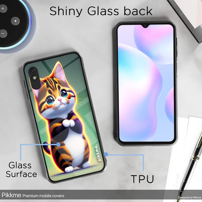 Redmi 9A/9i/9A Sport Cat mobile cover by Pikkme – photo 3