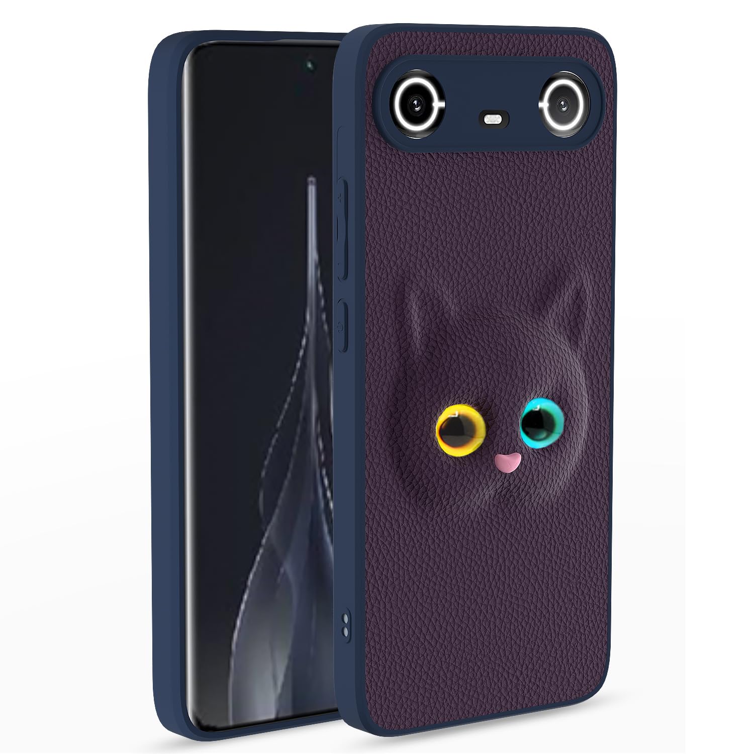 Pikkme purple Kitty phone cover for Tecno Pova