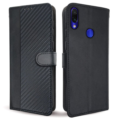 Pikkme black mobile flip cover for Redmi Note 7/Note 7 Pro/Note 7s