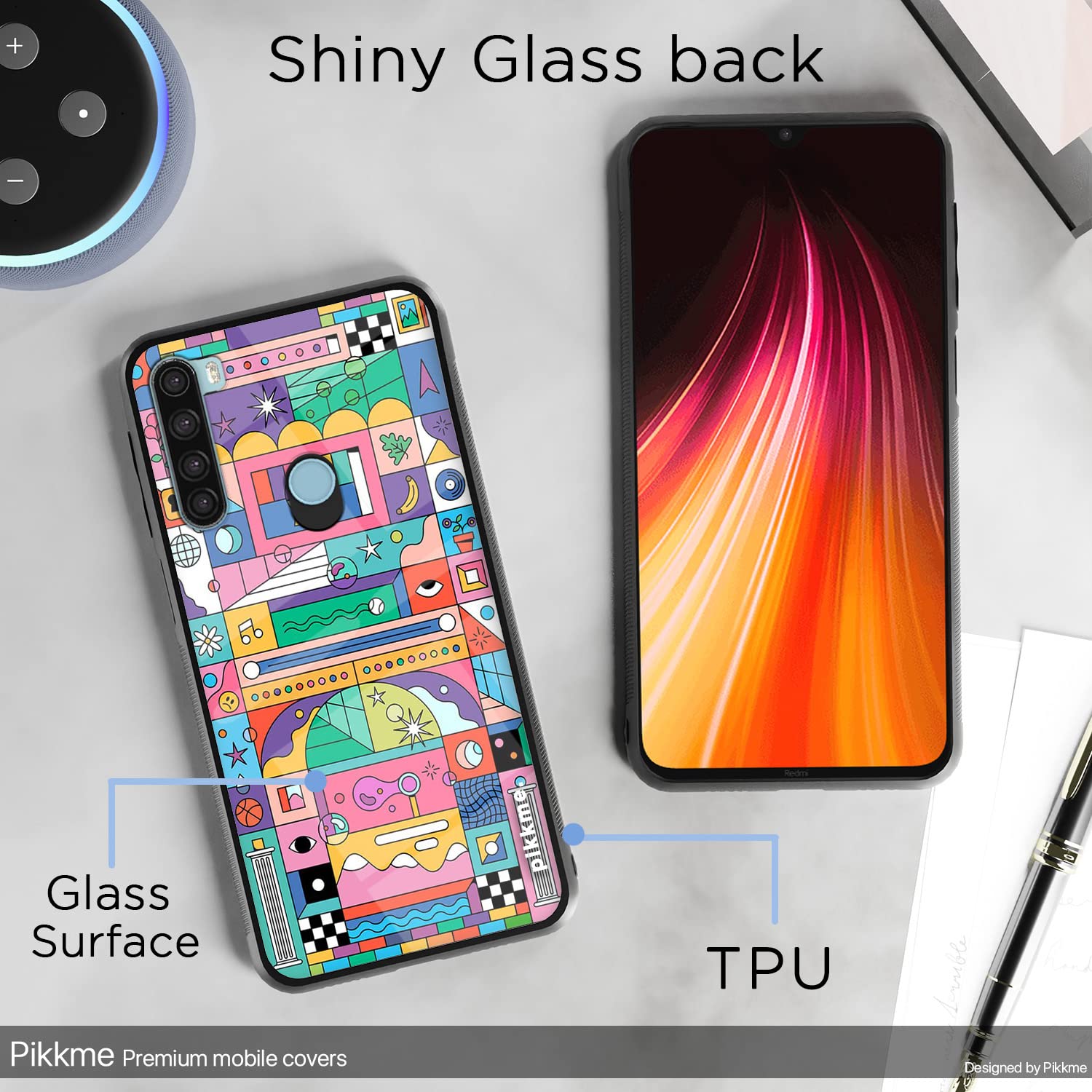 Pikkme Redmi Note 8 Hybrid mobile back cover – photo 3