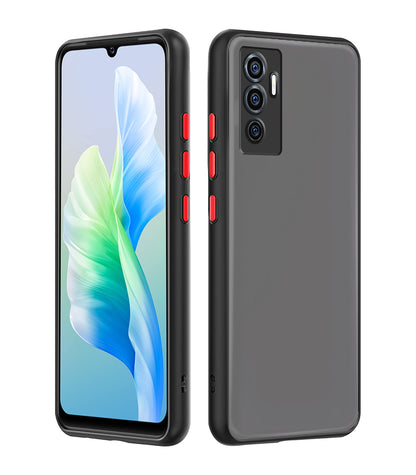 Black Hybrid phone cover for Vivo V23e 5G – Pikkme