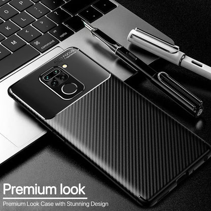 Redmi Note 9 Carbon back cover in black by Pikkme – photo 3