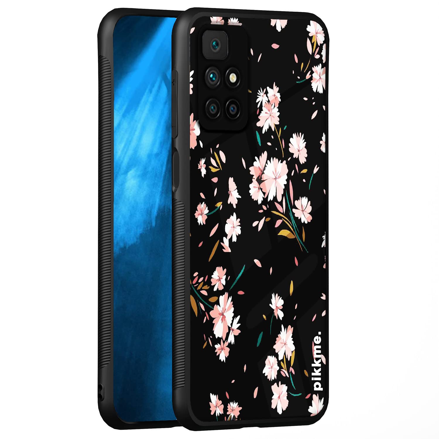 Pikkme Flower back cover for Redmi 10 Prime