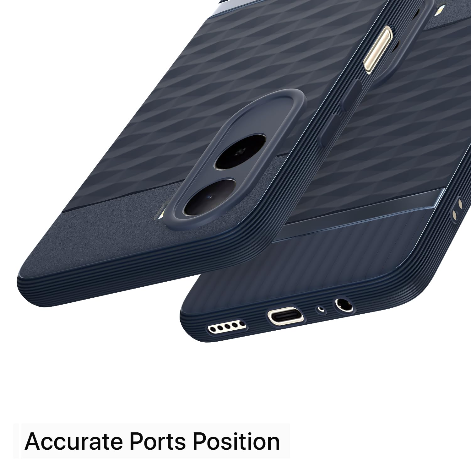 Redmi A7 Pro/Poco C85x 5G Silicone mobile back cover in blue by Pikkme – photo 4