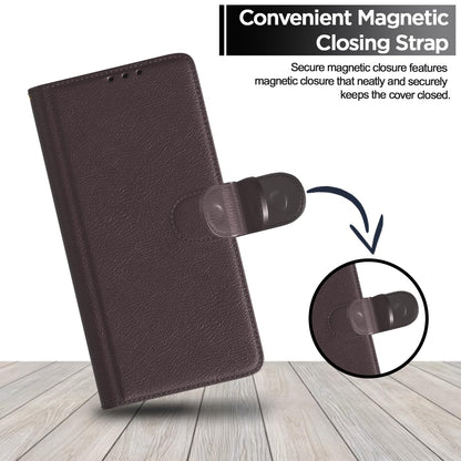 Pikkme Redmi Note 12 4G coffee flip cover – photo 6